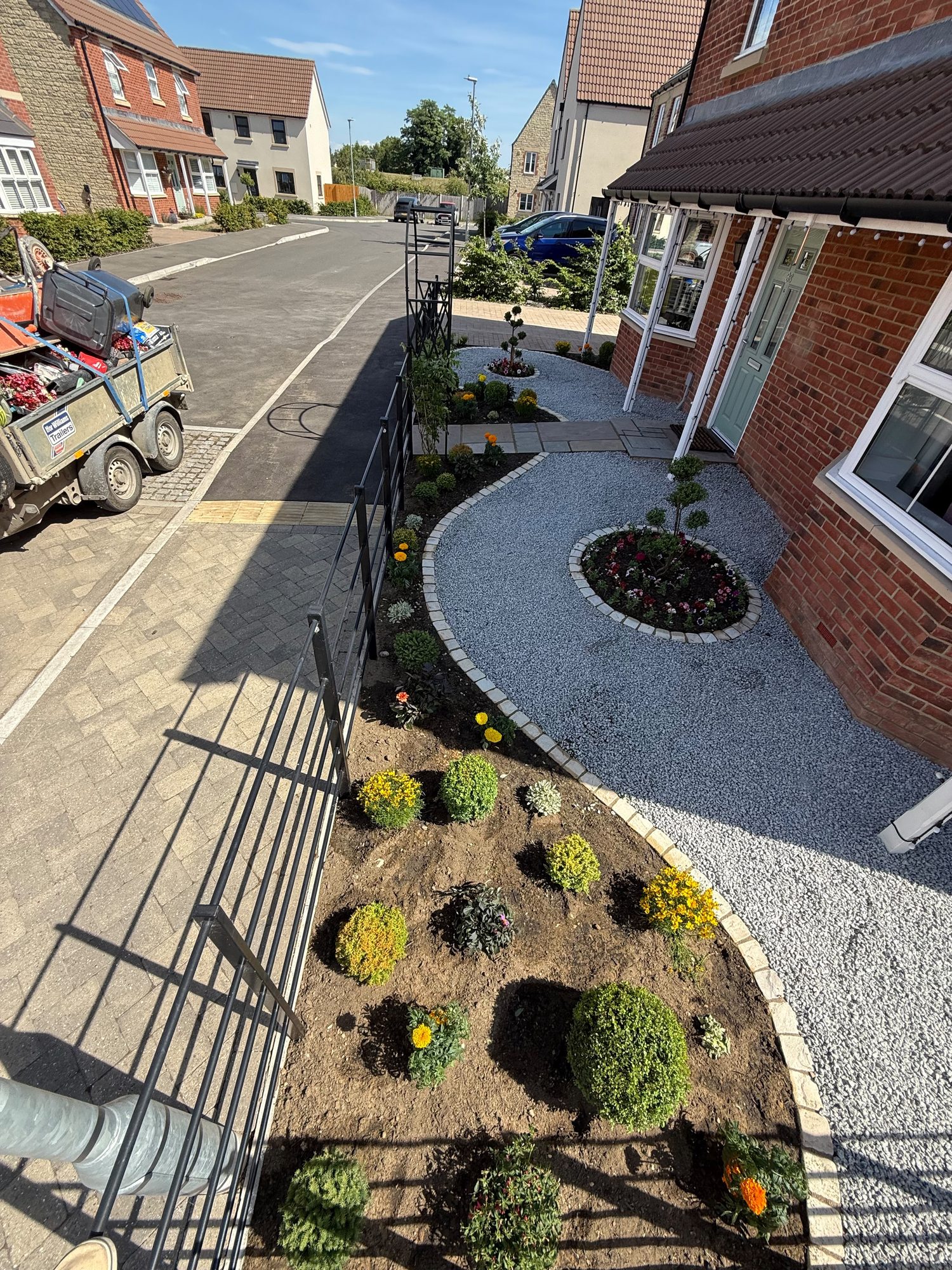 Courtyard garden design