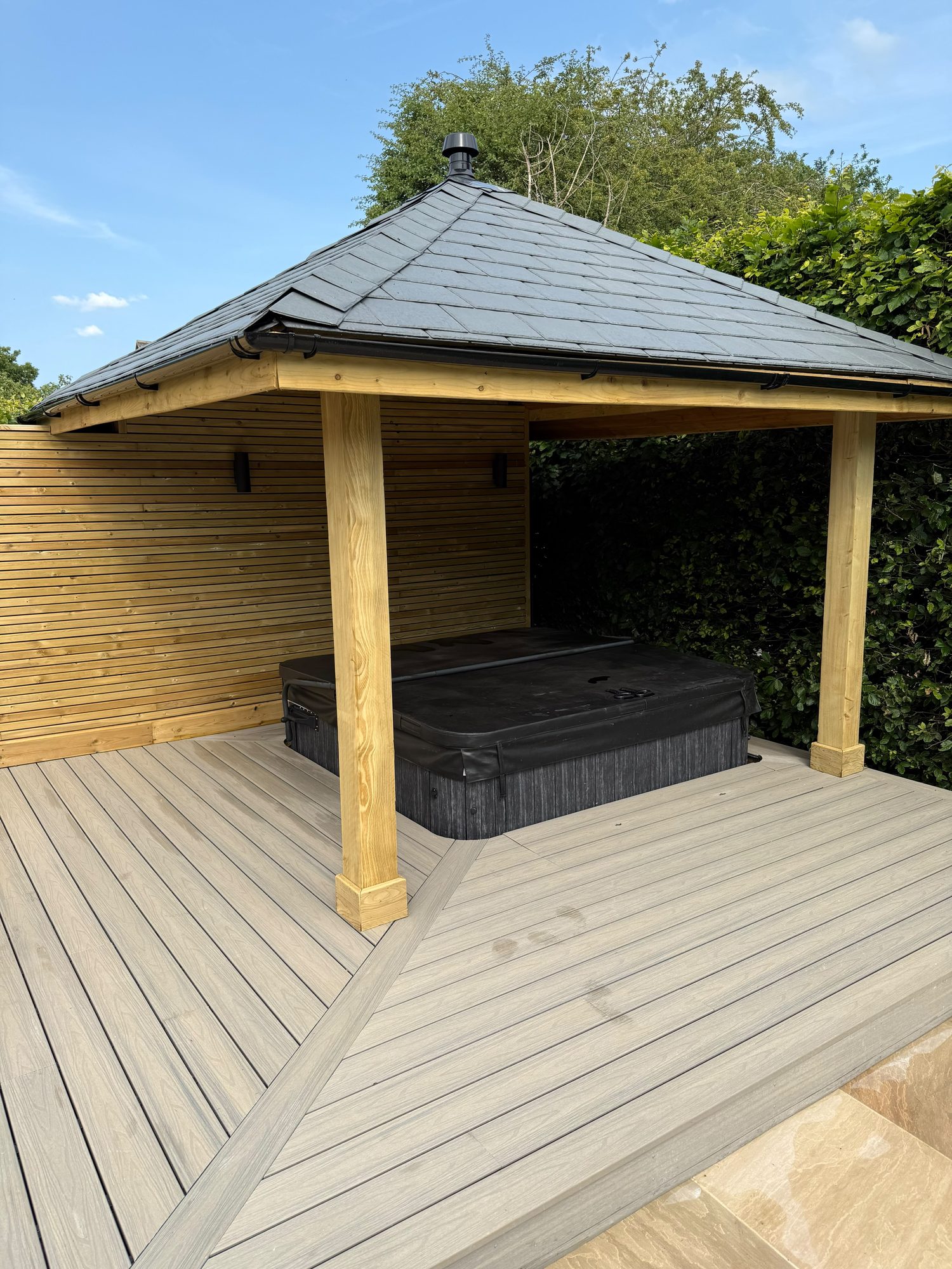 Raised decking